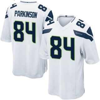 Game Colby Parkinson Men's Seattle Seahawks Jersey - White