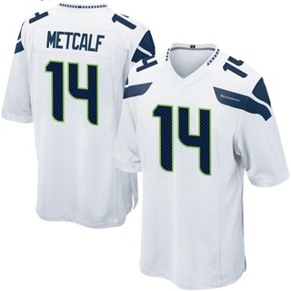 Game DK Metcalf Men's Seattle Seahawks Jersey - White
