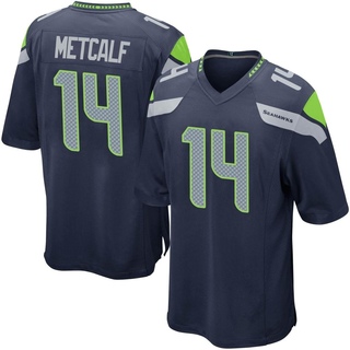 Game DK Metcalf Men's Seattle Seahawks Team Color Jersey - Navy