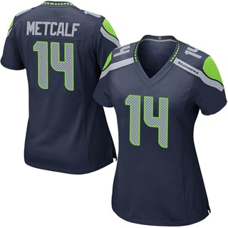 Game DK Metcalf Women's Seattle Seahawks Team Color Jersey - Navy