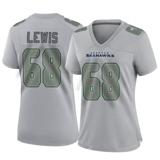 Game Damien Lewis Women's Seattle Seahawks Atmosphere Fashion Jersey - Gray