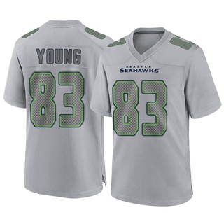 Game Dareke Young Youth Seattle Seahawks Atmosphere Fashion Jersey - Gray