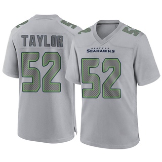Game Darrell Taylor Youth Seattle Seahawks Atmosphere Fashion Jersey - Gray
