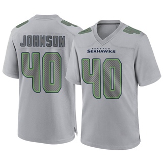 Game Darryl Johnson Men's Seattle Seahawks Atmosphere Fashion Jersey - Gray