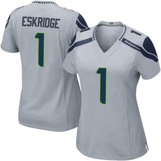Game Dee Eskridge Women's Seattle Seahawks Alternate Jersey - Gray