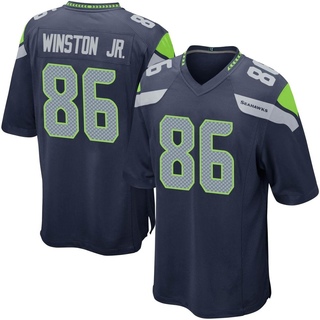 Game Easop Winston Youth Seattle Seahawks Team Color Jersey - Navy