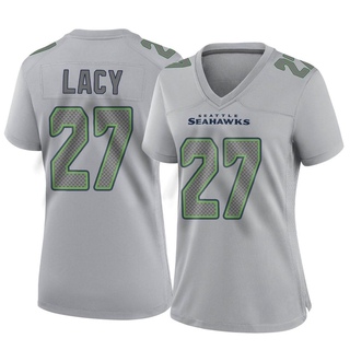 Game Eddie Lacy Women's Seattle Seahawks Atmosphere Fashion Jersey - Gray