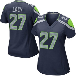 Game Eddie Lacy Women's Seattle Seahawks Team Color Jersey - Navy