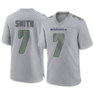 Game Geno Smith Men's Seattle Seahawks Atmosphere Fashion Jersey - Gray