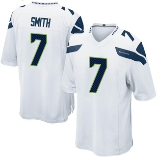 Game Geno Smith Men's Seattle Seahawks Jersey - White
