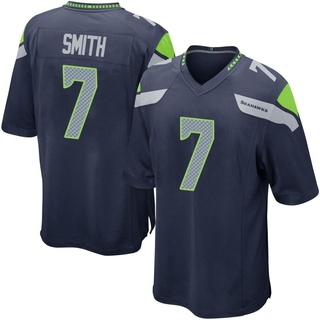 Game Geno Smith Men's Seattle Seahawks Team Color Jersey - Navy