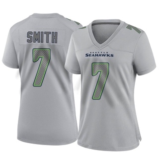 Game Geno Smith Women's Seattle Seahawks Atmosphere Fashion Jersey - Gray