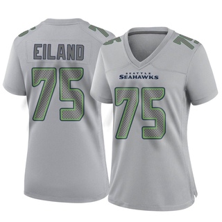 Game Greg Eiland Women's Seattle Seahawks Atmosphere Fashion Jersey - Gray