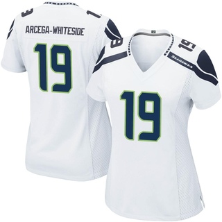 Game J.J. Arcega-Whiteside Women's Seattle Seahawks Jersey - White