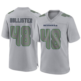 Game Jacob Hollister Youth Seattle Seahawks Atmosphere Fashion Jersey - Gray