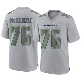 Game Jalen McKenzie Men's Seattle Seahawks Atmosphere Fashion Jersey - Gray
