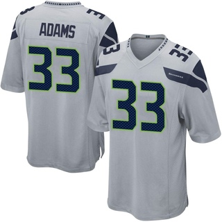 Game Jamal Adams Men's Seattle Seahawks Alternate Jersey - Gray