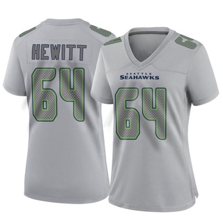 Game Jarrod Hewitt Women's Seattle Seahawks Atmosphere Fashion Jersey - Gray