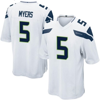 Game Jason Myers Men's Seattle Seahawks Jersey - White