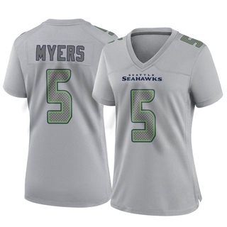 Game Jason Myers Women's Seattle Seahawks Atmosphere Fashion Jersey - Gray