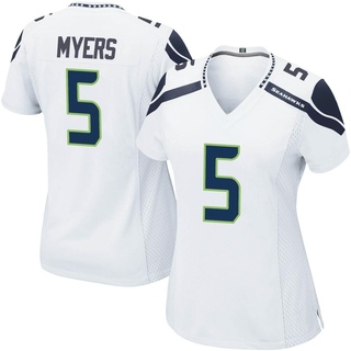 Game Jason Myers Women's Seattle Seahawks Jersey - White
