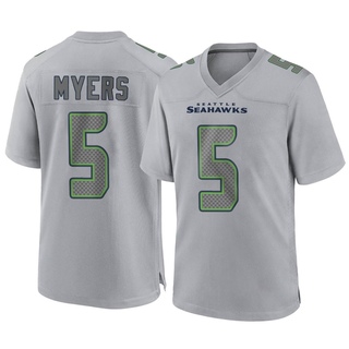 Game Jason Myers Youth Seattle Seahawks Atmosphere Fashion Jersey - Gray