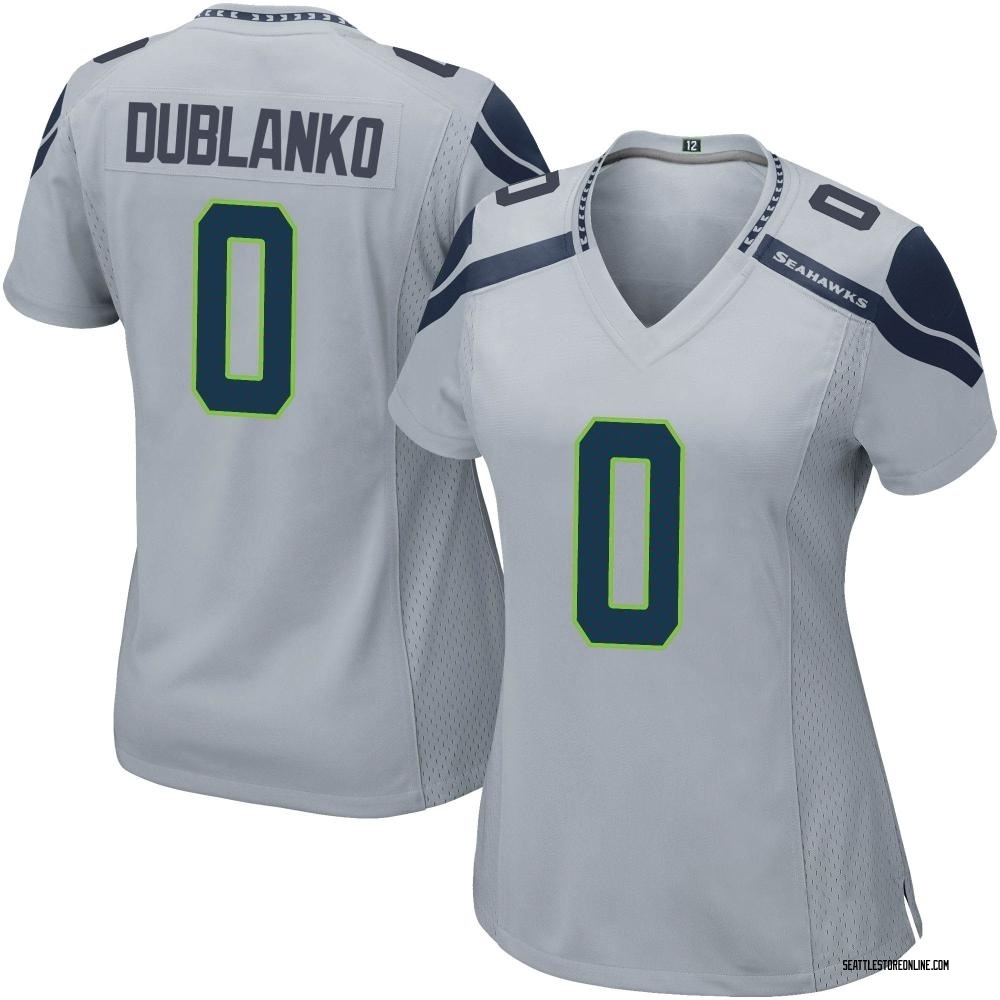 Game Joel Dublanko Women's Seattle Seahawks Alternate Jersey - Gray
