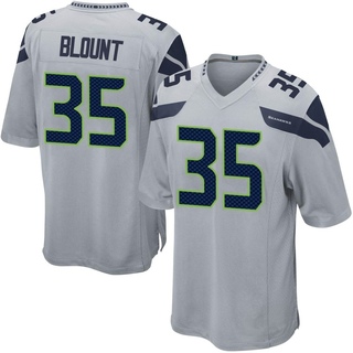 Game Joey Blount Men's Seattle Seahawks Alternate Jersey - Gray