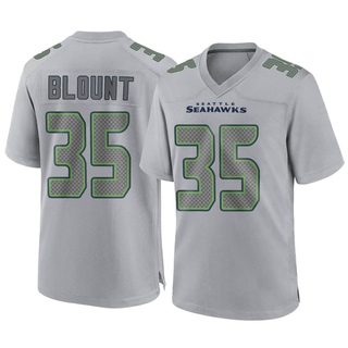 Game Joey Blount Youth Seattle Seahawks Atmosphere Fashion Jersey - Gray