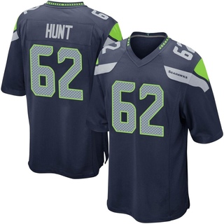 Game Joey Hunt Men's Seattle Seahawks Team Color Jersey - Navy
