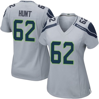 Game Joey Hunt Women's Seattle Seahawks Alternate Jersey - Gray
