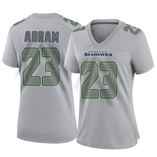 Game Johnathan Abram Women's Seattle Seahawks Atmosphere Fashion Jersey - Gray