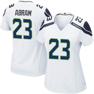 Game Johnathan Abram Women's Seattle Seahawks Jersey - White
