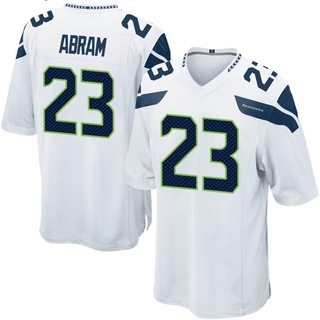 Game Johnathan Abram Youth Seattle Seahawks Jersey - White