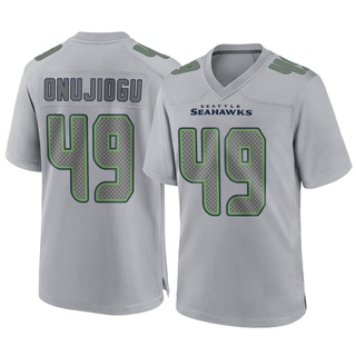 Game Joshua Onujiogu Youth Seattle Seahawks Atmosphere Fashion Jersey - Gray
