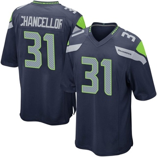 Game Kam Chancellor Men's Seattle Seahawks Team Color Jersey - Navy