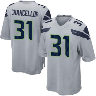 Game Kam Chancellor Youth Seattle Seahawks Alternate Jersey - Gray