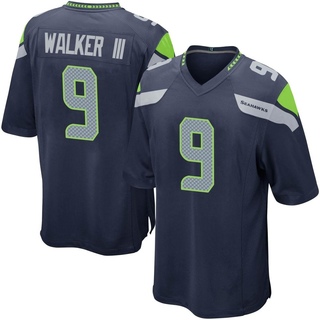 Game Kenneth Walker III Youth Seattle Seahawks Team Color Jersey - Navy