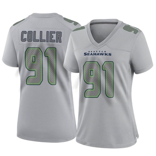 Game L.J. Collier Women's Seattle Seahawks Atmosphere Fashion Jersey - Gray
