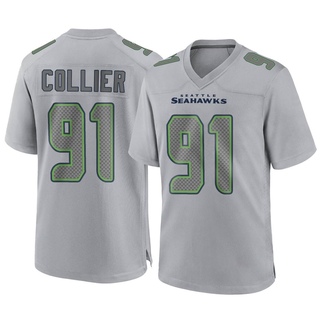 Game L.J. Collier Youth Seattle Seahawks Atmosphere Fashion Jersey - Gray