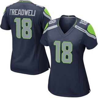 Game Laquon Treadwell Women's Seattle Seahawks Team Color Jersey - Navy