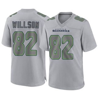 Game Luke Willson Men's Seattle Seahawks Atmosphere Fashion Jersey - Gray