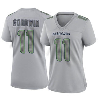 Game Marquise Goodwin Women's Seattle Seahawks Atmosphere Fashion Jersey - Gray