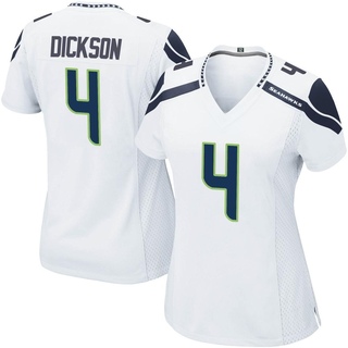 Game Michael Dickson Women's Seattle Seahawks Jersey - White
