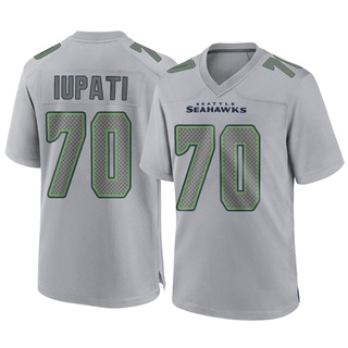 Game Mike Iupati Youth Seattle Seahawks Atmosphere Fashion Jersey - Gray