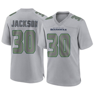 Game Mike Jackson Men's Seattle Seahawks Atmosphere Fashion Jersey - Gray