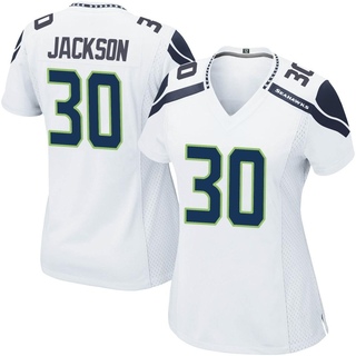 Game Mike Jackson Women's Seattle Seahawks Jersey - White