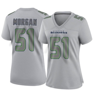 Game Mike Morgan Women's Seattle Seahawks Atmosphere Fashion Jersey - Gray