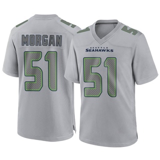 Game Mike Morgan Youth Seattle Seahawks Atmosphere Fashion Jersey - Gray