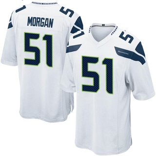 Game Mike Morgan Youth Seattle Seahawks Jersey - White